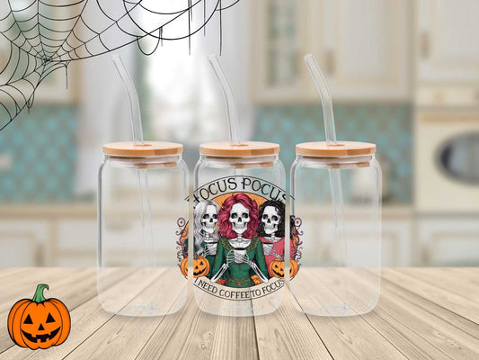 16oz Glass Hocus Pocus