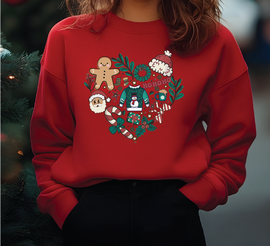 Merry Christmas Heart – Fun & Festive Holiday Apparel