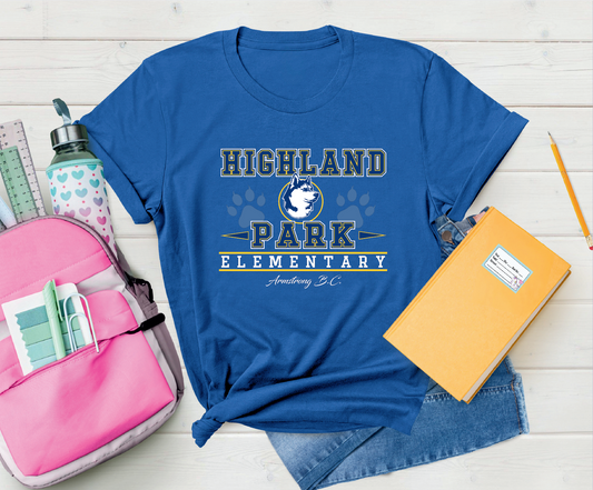 Highland Park Elementary "HPE" Spirit T-Shirt